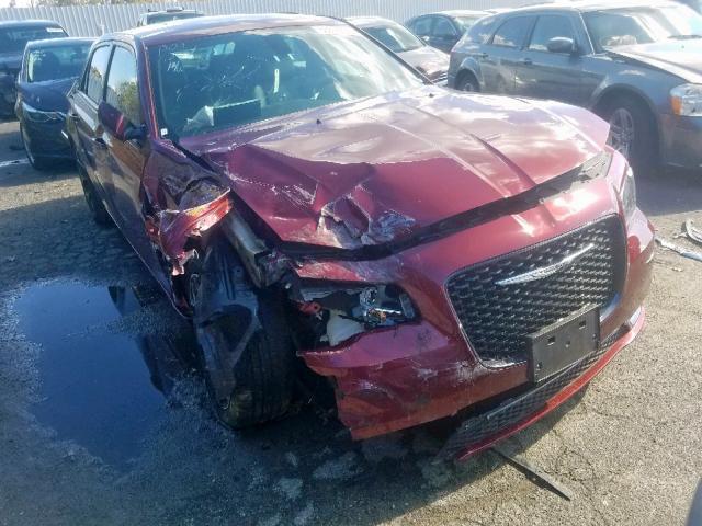 2C3CCABG8KH648032 - 2019 CHRYSLER 300 S RED photo 1