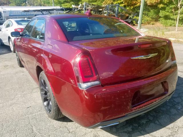 2C3CCABG8KH648032 - 2019 CHRYSLER 300 S RED photo 3