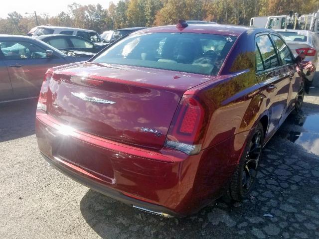 2C3CCABG8KH648032 - 2019 CHRYSLER 300 S RED photo 4