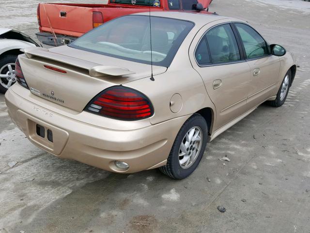 1G2NF52E54M505027 - 2004 PONTIAC GRAND AM S GOLD photo 4