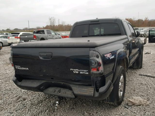 5TETU4GN6AZ732130 - 2010 TOYOTA TACOMA PRE BLACK photo 4