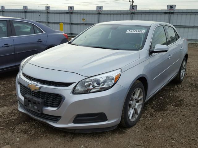 1G11C5SLXFF109466 - 2015 CHEVROLET MALIBU 1LT SILVER photo 2