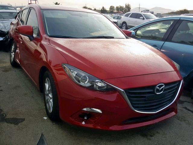 JM1BM1M79E1101663 - 2014 MAZDA 3 GRAND TO RED photo 1