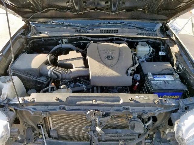 3TMCZ5AN4HM049852 - 2017 TOYOTA TACOMA DOU ნაცრისფერი ფოტო 7