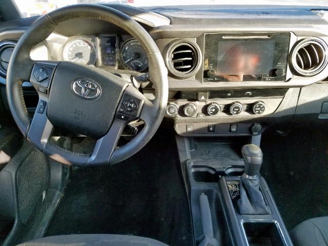 3TMCZ5AN4HM049852 - 2017 TOYOTA TACOMA DOU ნაცრისფერი ფოტო 9