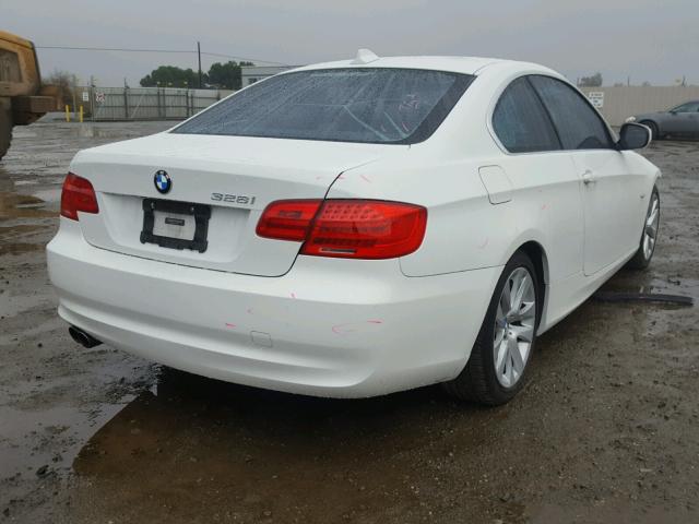 WBAKE5C53CE756084 - 2012 BMW 328 I SULE WHITE photo 4