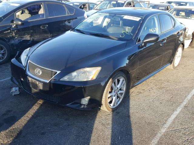 JTHBK262675028694 - 2007 LEXUS IS 250 BLACK photo 2