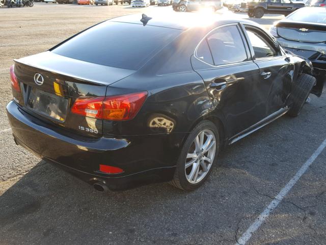 JTHBK262675028694 - 2007 LEXUS IS 250 BLACK photo 4