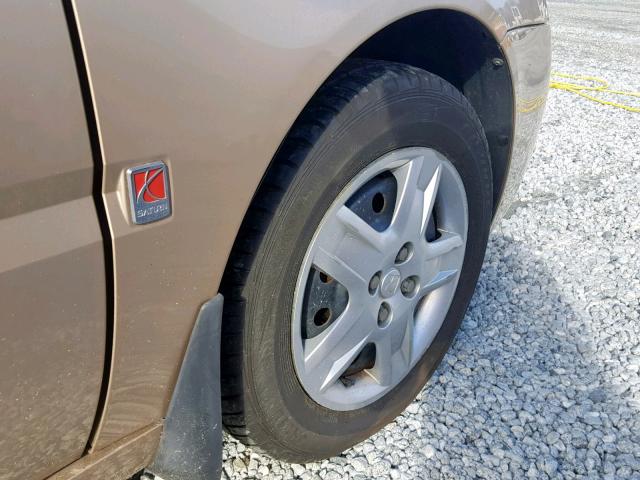 1G8AL58B46Z184128 - 2006 SATURN ION LEVEL GOLD photo 9