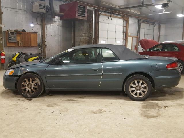 1C3EL75R36N282227 - 2006 CHRYSLER SEBRING GT BLUE photo 9