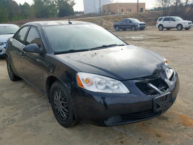 1G2ZF57B784136936 - 2008 PONTIAC G6 VALUE L BLACK photo 1