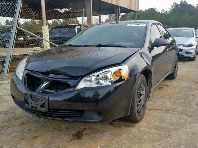 1G2ZF57B784136936 - 2008 PONTIAC G6 VALUE L BLACK photo 2