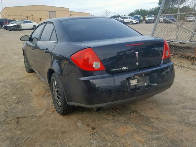 1G2ZF57B784136936 - 2008 PONTIAC G6 VALUE L BLACK photo 3