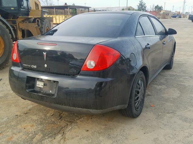 1G2ZF57B784136936 - 2008 PONTIAC G6 VALUE L BLACK photo 4