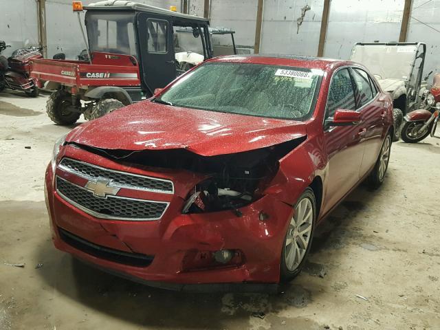 1G11H5SA5DF261135 - 2013 CHEVROLET MALIBU LTZ RED photo 2