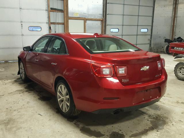 1G11H5SA5DF261135 - 2013 CHEVROLET MALIBU LTZ RED photo 3