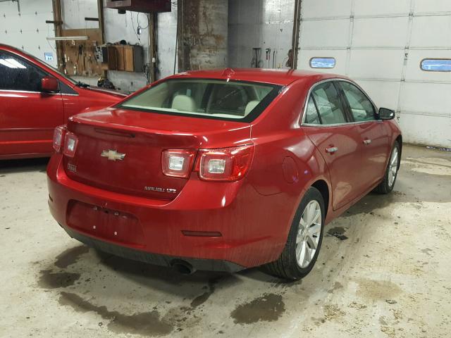 1G11H5SA5DF261135 - 2013 CHEVROLET MALIBU LTZ RED photo 4