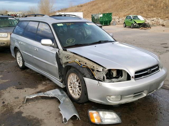 4S3BH645727306424 - 2002 SUBARU LEGACY GT GRAY photo 1