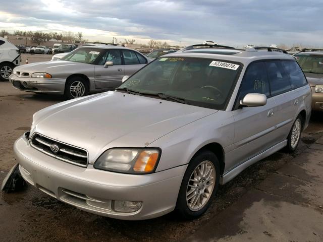 4S3BH645727306424 - 2002 SUBARU LEGACY GT GRAY photo 2