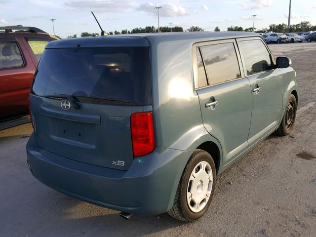 JTLKE50E181014017 - 2008 TOYOTA SCION XB Turkuaz foto 4