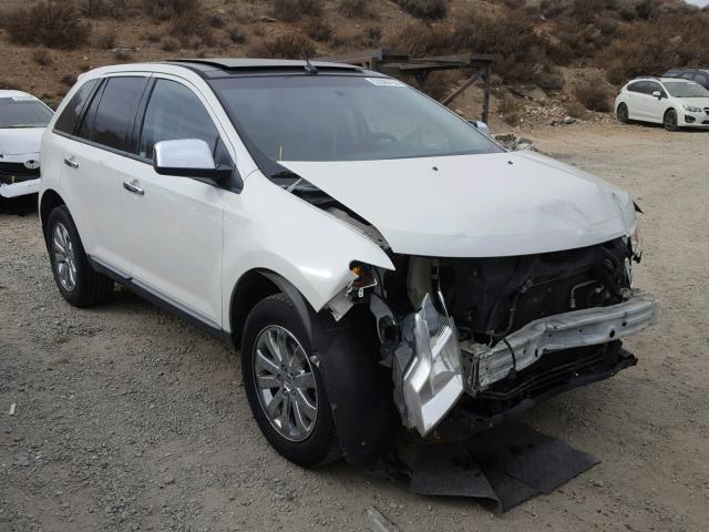 2FMDK48C19BA45022 - 2009 FORD EDGE SEL WHITE photo 1