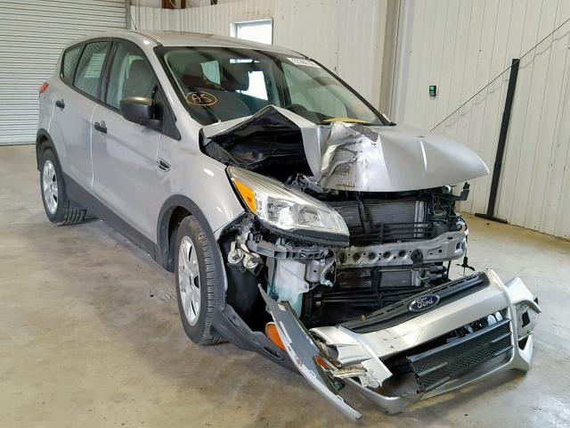 1FMCU0F75EUA92840 - 2014 FORD ESCAPE S SILVER photo 1