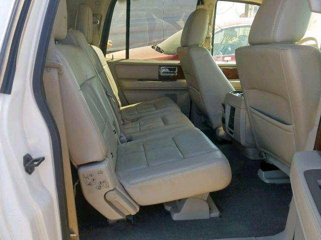 5LMJJ3J51EEL00081 - 2014 LINCOLN NAVIGATOR WHITE photo 6