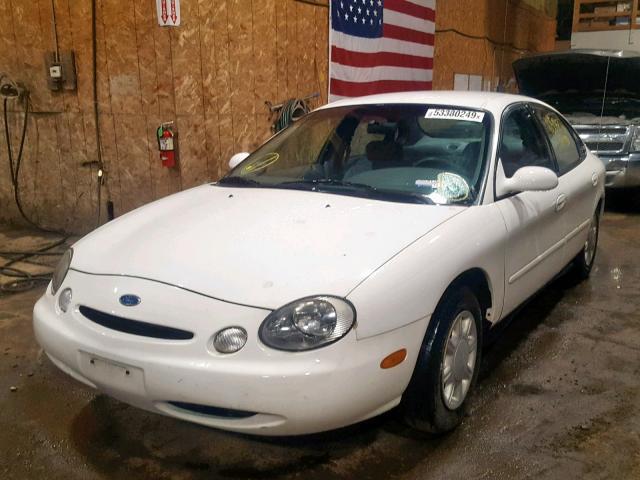 1FALP52U2VG237597 - 1997 FORD TAURUS GL WHITE photo 2