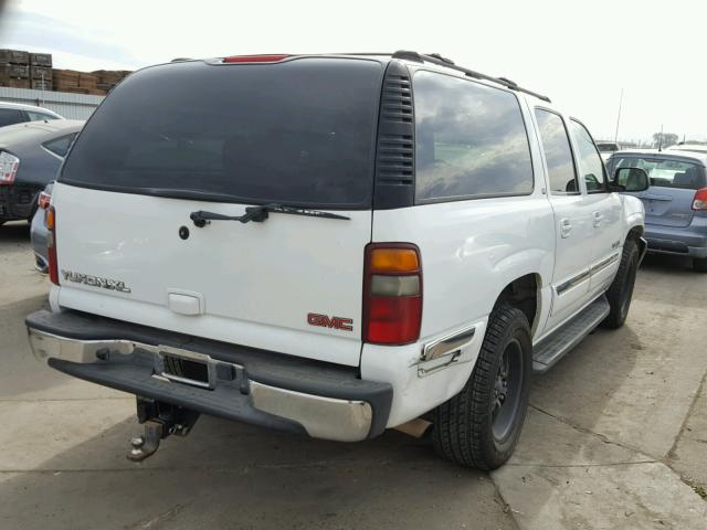 1GKEC16T12J205722 - 2002 GMC YUKON XL C WHITE photo 4