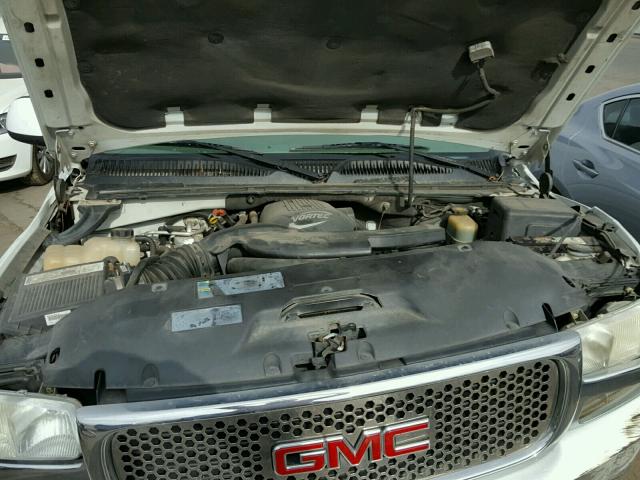 1GKEC16T12J205722 - 2002 GMC YUKON XL C WHITE photo 7