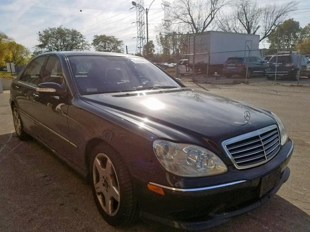 WDBNG84J64A427779 - 2004 MERCEDES-BENZ S 500 4MAT BLACK photo 1