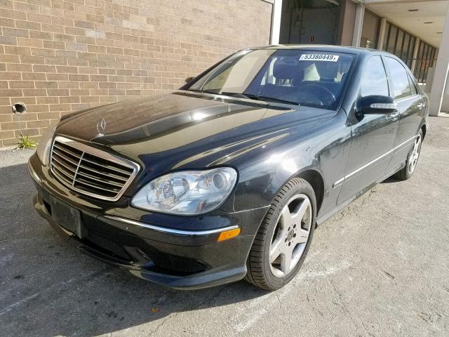 WDBNG84J64A427779 - 2004 MERCEDES-BENZ S 500 4MAT BLACK photo 2