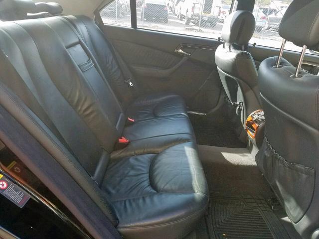 WDBNG84J64A427779 - 2004 MERCEDES-BENZ S 500 4MAT BLACK photo 6