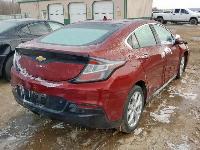 1G1RB6S59HU116789 - 2017 CHEVROLET VOLT PREMI RED photo 4