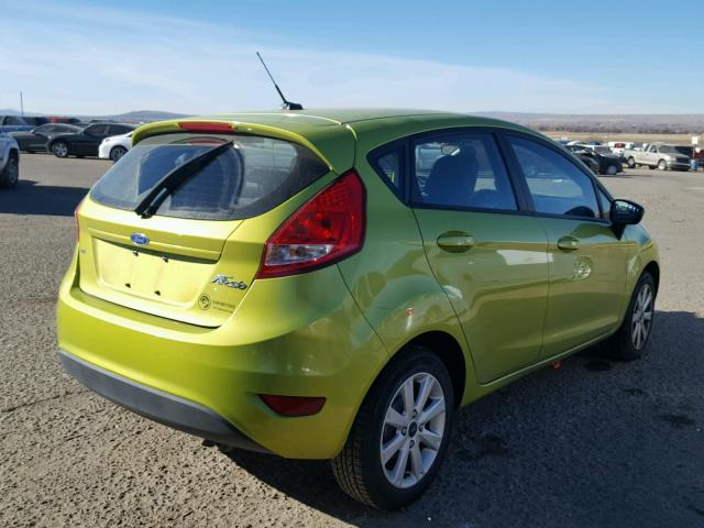 3FADP4EJ5BM104365 - 2011 FORD FIESTA SE GREEN photo 4