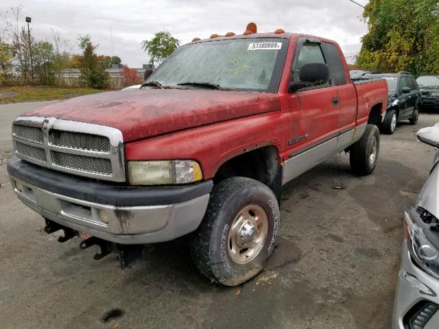 3B7KF23Z72M260487 - 2002 DODGE RAM 2500 RED photo 2