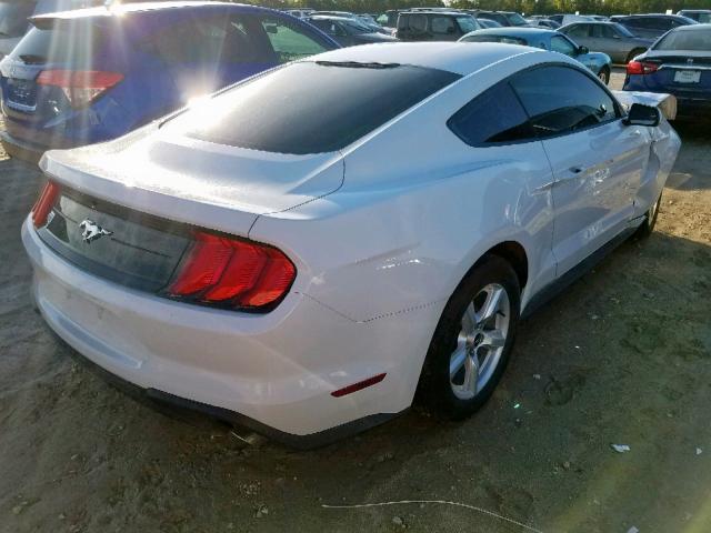 1FA6P8TH3J5165086 - 2018 FORD MUSTANG WHITE photo 4