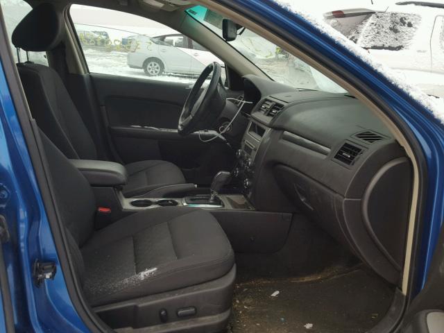 3FAHP0JA0BR215070 - 2011 FORD FUSION SEL BLUE photo 5