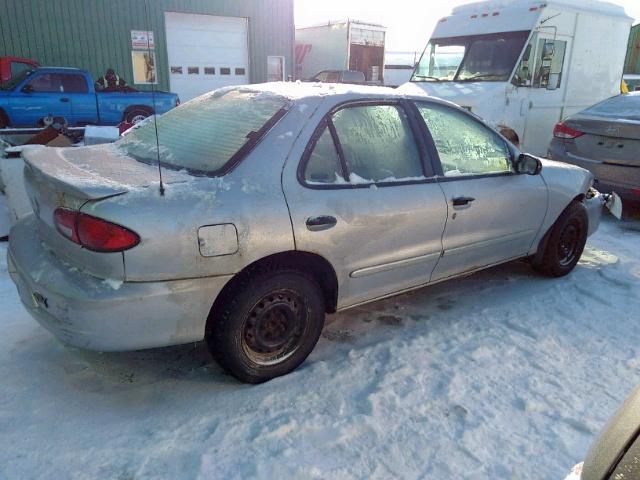 1G1JF52T417370697 - 2001 CHEVROLET CAVALIER L SILVER photo 4