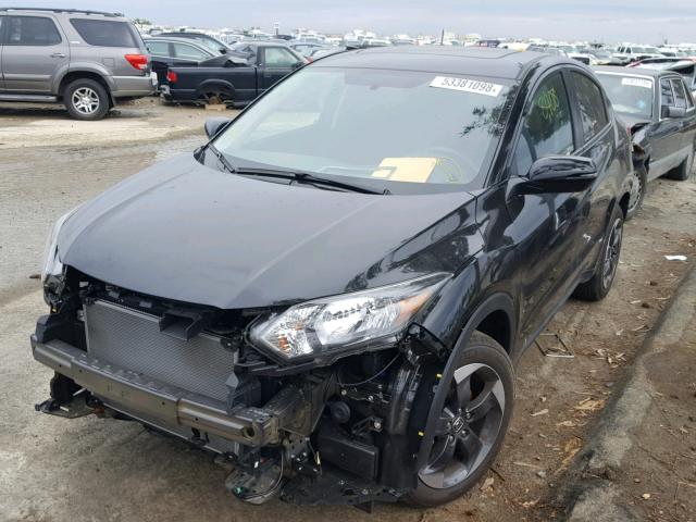 3CZRU5H59JM713898 - 2018 HONDA HR-V EX BLACK photo 2