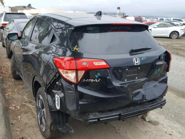 3CZRU5H59JM713898 - 2018 HONDA HR-V EX BLACK photo 3