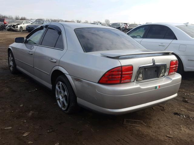 1LNHM87A92Y714343 - 2002 LINCOLN LS SILVER photo 3