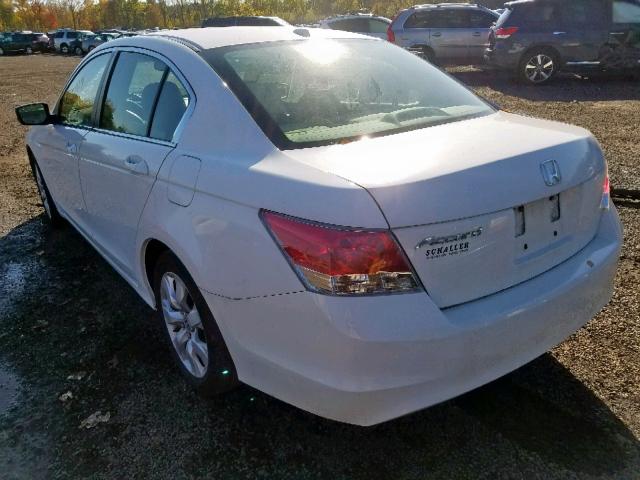 1HGCP26899A197132 - 2009 HONDA ACCORD EXL WHITE photo 3