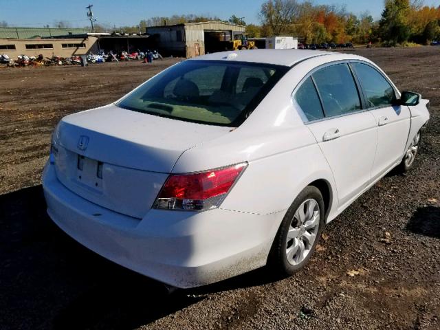 1HGCP26899A197132 - 2009 HONDA ACCORD EXL WHITE photo 4