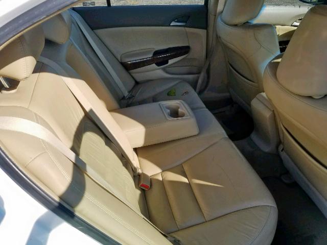 1HGCP26899A197132 - 2009 HONDA ACCORD EXL WHITE photo 6