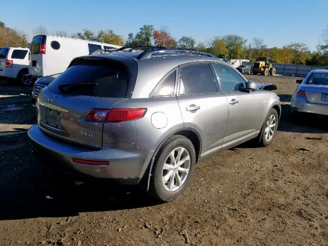 JNRAS08W96X205601 - 2006 INFINITI FX35 GRAY photo 4