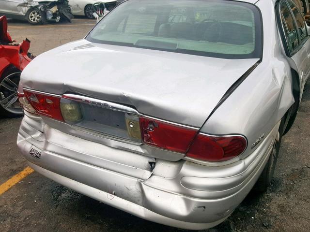 1G4HP54K8Y4138313 - 2000 BUICK LESABRE CU SILVER photo 9