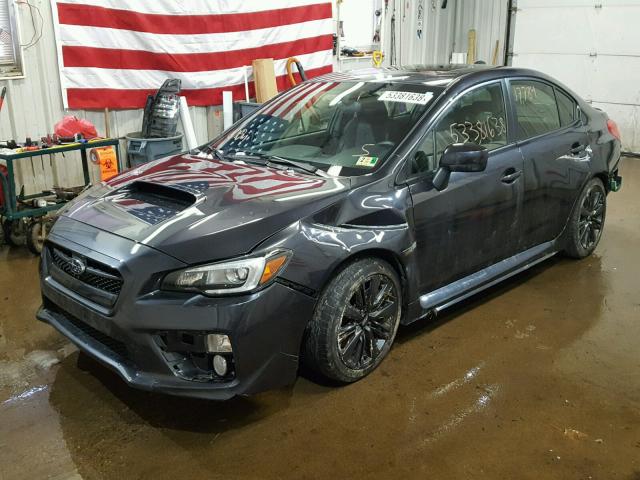 JF1VA1G68F9823207 - 2015 SUBARU WRX LIMITE GRAY photo 2