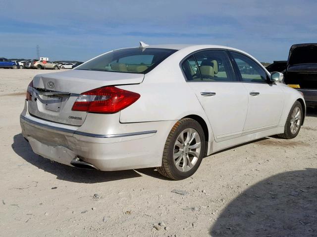 KMHGC4DDXCU168909 - 2012 HYUNDAI GENESIS 3. WHITE photo 4