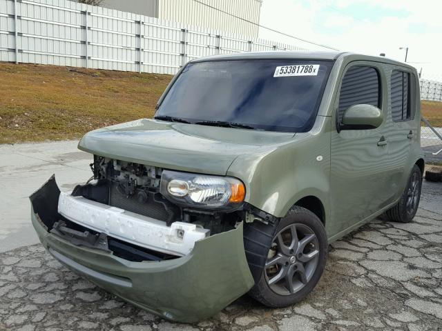 JN8AZ28R79T126977 - 2009 NISSAN CUBE BASE GREEN photo 2